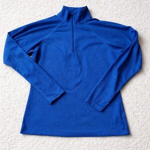 Marmot womens quarter zip in blue size small